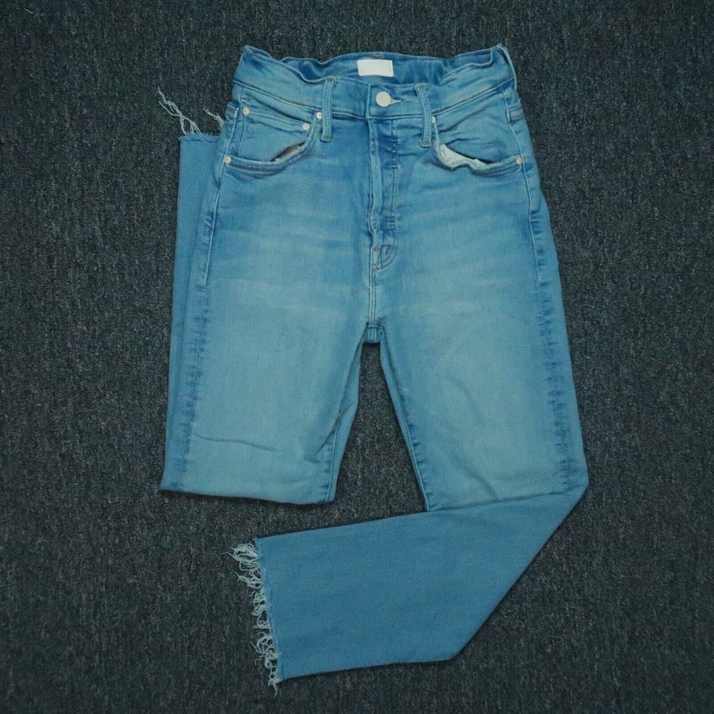 MOTHER Women's Straight Leg Jeans - Light Blue